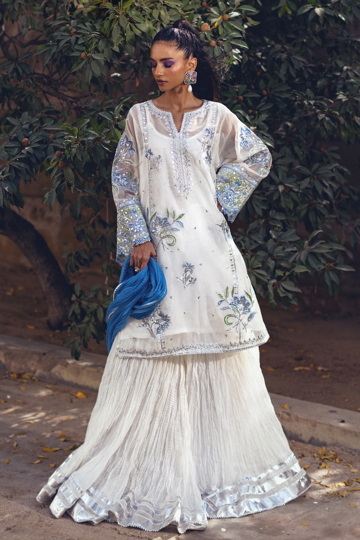 Sanam Chaudhri ALARA White 3 Piece