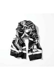 Black Wolf - UNLEASHING MEN SCARF - BLACK - SILK - 1 Piece
