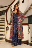 Huma Adnan - Shamla - Chiffon - Blue - 2 Piece
