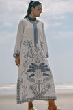 Gul E Noor - Palm Breeze - Off White - Bamberg Cotton - 2 Piece