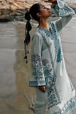 Gul E Noor - Azura - Light Sea Green - Bamberg Cotton - 2 Piece