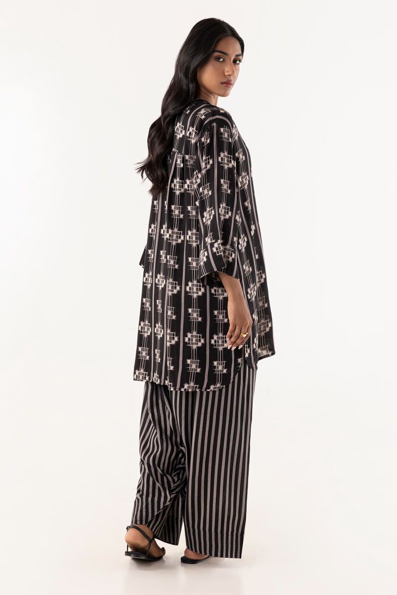 Sana Safinaz - SS25BSP339P2T - Black - Linen - 2 Piece
