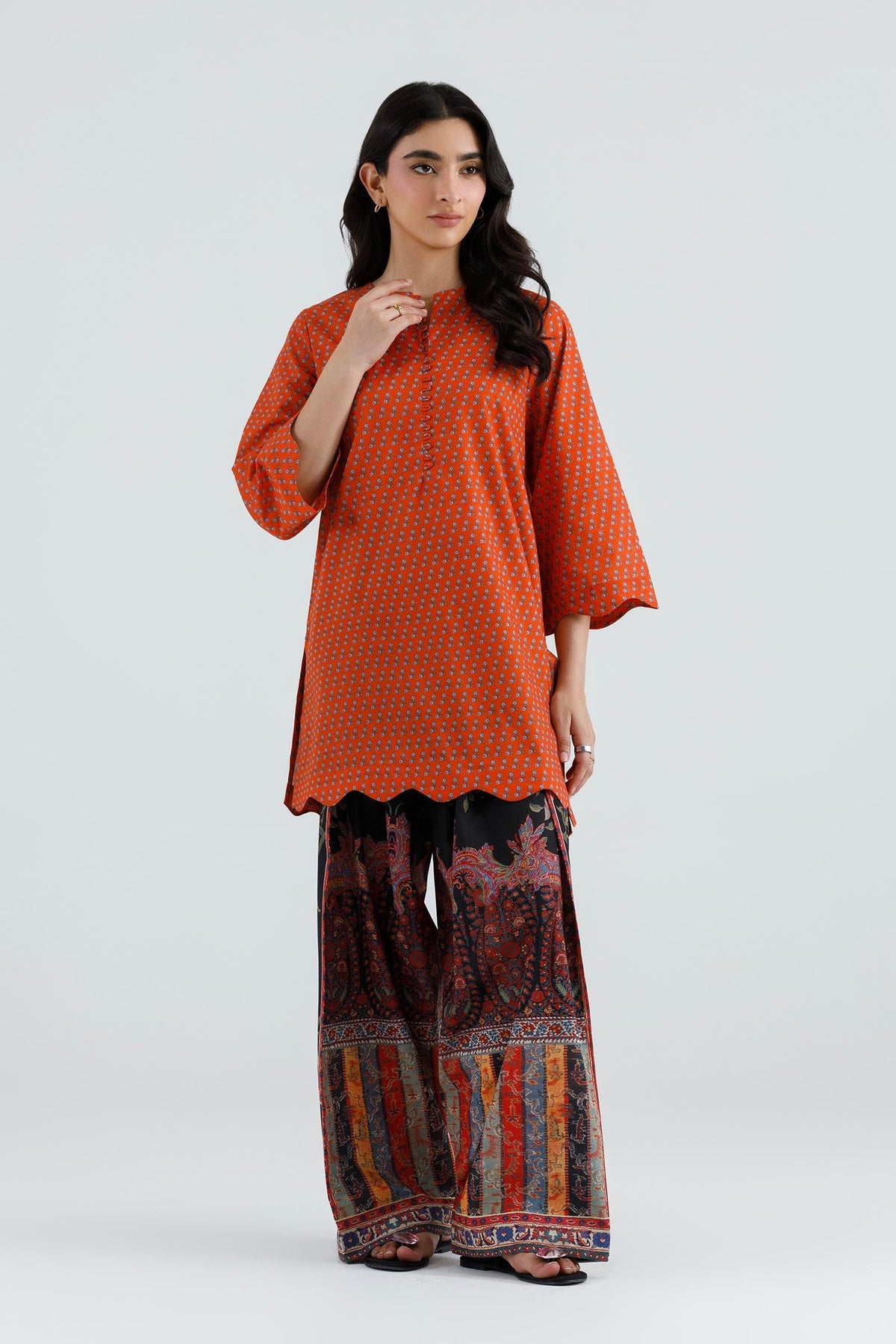 Sana Safinaz - Printed Lawn Suit For Women - 2 Piece