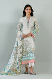 Sana Safinaz - Printed Lawn Suit For Women - 2 Piece