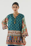 Sana Safinaz Stitched Printed Lawn Suit Multi 2 Piece