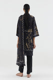 Sana Safinaz Stitched Printed Lawn Suit Black 2 Piece