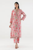 Sana Safinaz Stitched Printed Lawn Suit Pink 2 Piece