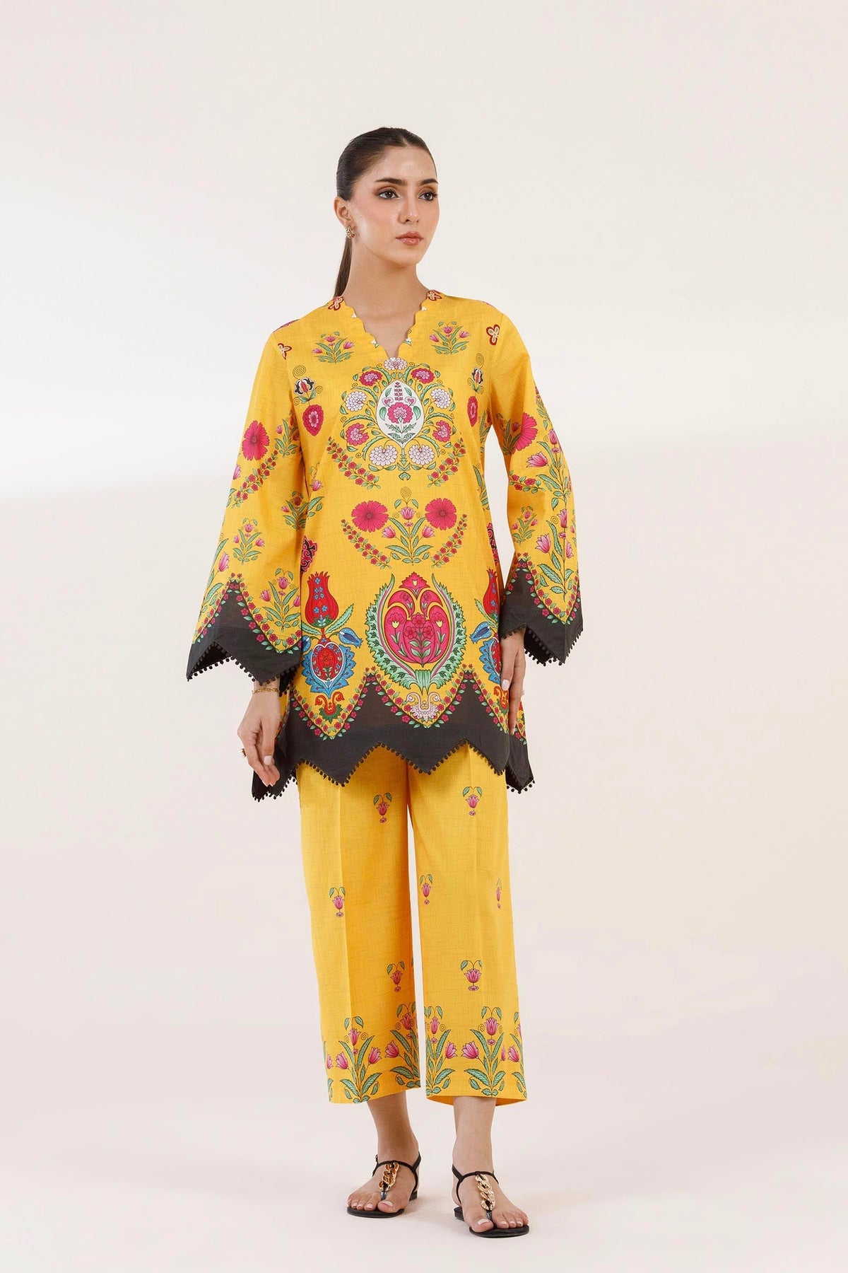 Sana Safinaz - Printed Lawn Suit For Women - 2 Piece