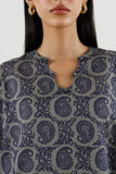 Sana Safinaz - Printed Dobby Suit For Women - 2 Piece