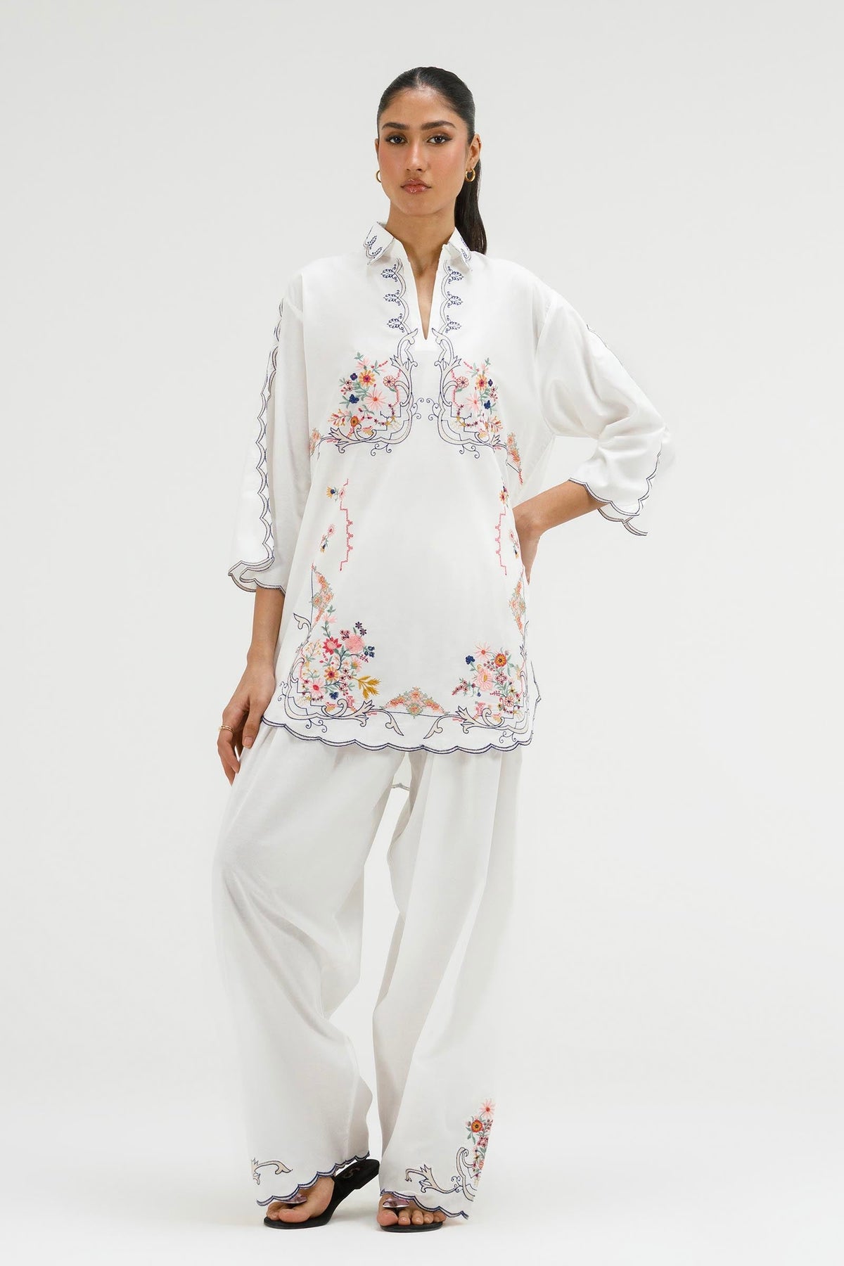 Sana Safinaz - Embroidered Lawn Suit For Women - 2 Piece