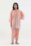 Sana Safinaz Stitched Embroidered Lawn Suit Pink 2 Piece