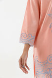 Sana Safinaz Stitched Embroidered Lawn Suit Pink 2 Piece