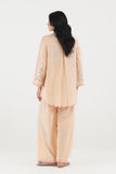 Sana Safinaz Stitched Embroidered Lawn Suit Peach 2 Piece