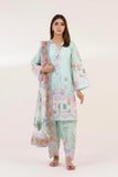 Sana Safinaz - Printed Dobby Suit For Women - 3 Piece