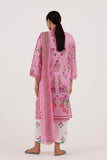 Sana Safinaz - Embroidered Muzlin Suit For Women - 3 Piece