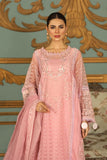 Laleen - Shabnamii Organza Suit For Women - Pink - 3 Piece