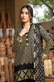 Laleen - Shadow Veil Viscose Suit For Women - Black - 3 Piece