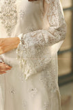 Laleen - Suffi Organza Suit For Women - White - 3 Piece