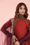 Musferah Saad - Sunset Ombre - Silk & Net - 3 Piece