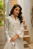 Insia Sohail - Jasmine White - 3 Piece - Cotton Net - Studio by TCS