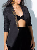 Sanam Chaudhri THEODORA Jacket Black 2 Piece