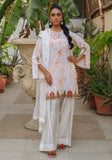 Huma Adnan - Tazeen - White - Silk & Organza - 3 Piece