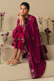 Cross Stitch - Lawn Cherries Jubilee Suit For Women - Pink - 2 Piece