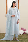 Cross Stitch - Lawn Frosted Mist Unstitch Suit For Women - 3 Piece