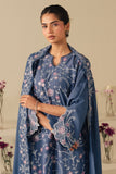 Cross Stitch - Lawn Sky Lance Suit For Women - Blue - 2 Piece