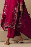 Cross Stitch - Lawn Cherries Jubilee Suit For Women - Pink - 2 Piece