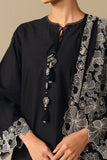 Cross Stitch - Lawn Luxe Noir Suit For Women - Black - 2 Piece
