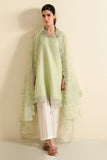 Cross Stitch - Net Spring Dew Suit For Women - Green - 2 Piece