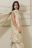 Cross Stitch VINTAGE AURA Unstitched Ivory 3 Piece