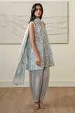 Cross Stitch GRAY HORIZON Unstitched Grey 3 Piece