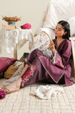 Cross Stitch - Orchid Smoke Cambric Suit For Women - Purple - 2 Piece