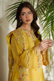Cross Stitch Sunlit Garden 3 Piece Suit Yellow