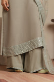 Cross Stitch - Mint Glow Fancy Yarn Suit For Women - Green - 3 Piece