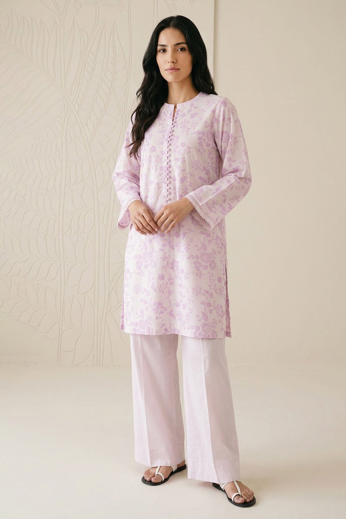 Cross Stitch - Pastel Palette Lawn Suit For Women - 2 Piece - Studio by TCS