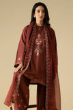 Cross Stitch Desert Sunset 3 Piece Suit Brown
