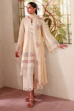 Cross Stitch - Soft Coral Printed Lawn Unstitch Suit For Women - 3 Piece