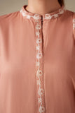Cross Stitch - Sand Clay Lawn Suit For Women - Peach - 2 Piece