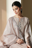 Cross Stitch - Soft Umber Lawn Embroidered Suit For Women - 3 Piece