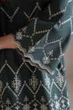 Cross Stitch - Forest Zest Cambric Suit For Women - Green - 2 Piece