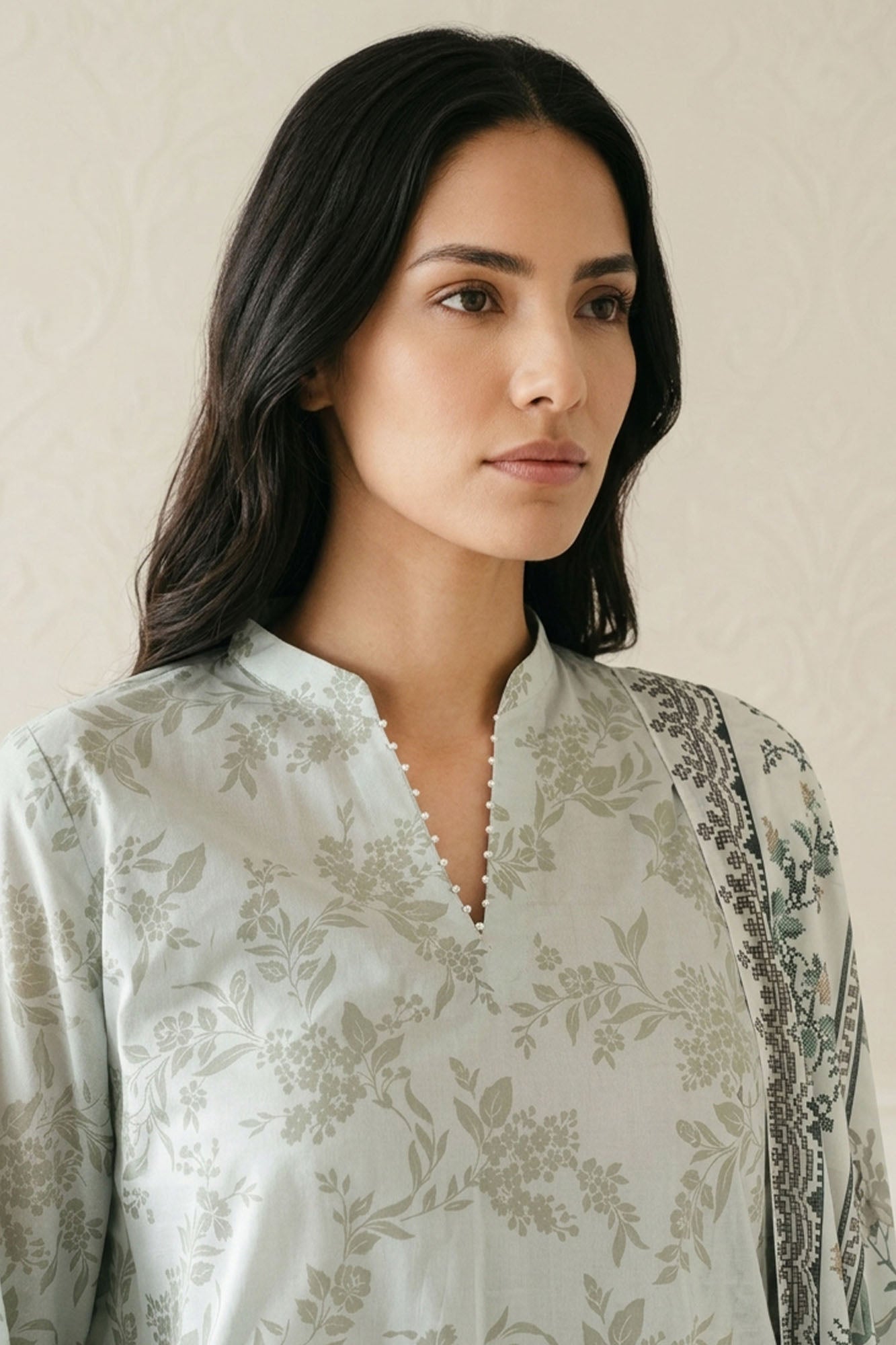 Cross Stitch - Serene Whisper Lawn Suit For Women - 3 Piece - Studio by TCS