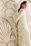 Cross Stitch - Ivory Bloom Chiffon Suit For Women - 4 Piece