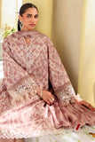 Cross Stitch - Subtle Rose Printed Lawn Unstitch Suit For Women - 3 Piece
