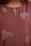 Cross Stitch - Coco Bloom Lawn Suit For Women - Brown - 2 Piece
