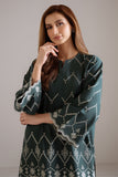 Cross Stitch - Forest Zest Cambric Suit For Women - Green - 2 Piece