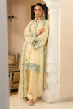 Cross Stitch - Dahlia Cambric Suit For Women - Yellow - 2 Piece