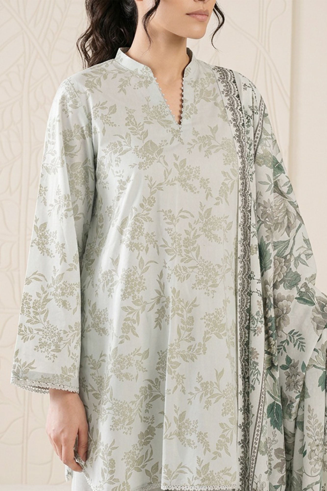 Cross Stitch - Serene Whisper Lawn Suit For Women - 3 Piece - Studio by TCS